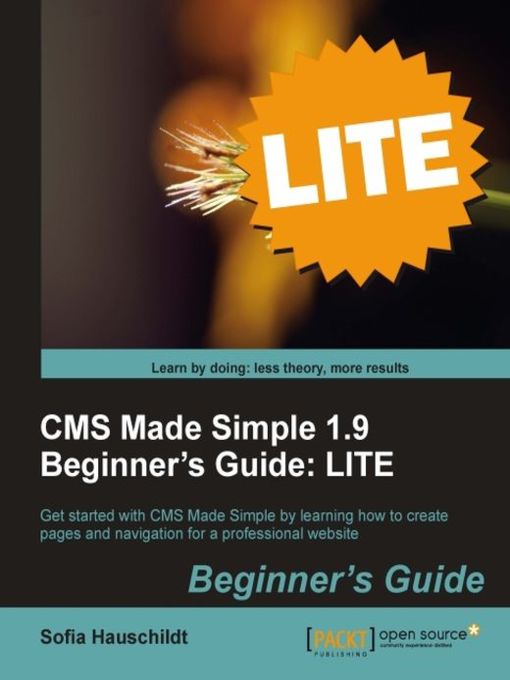 Title details for CMS Made Simple 1.9 Beginners Guide by Sofia Hauschildt - Available